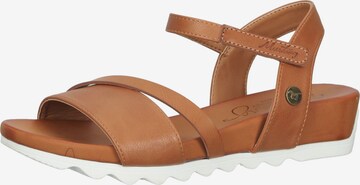 MUSTANG Sandals in Brown: front