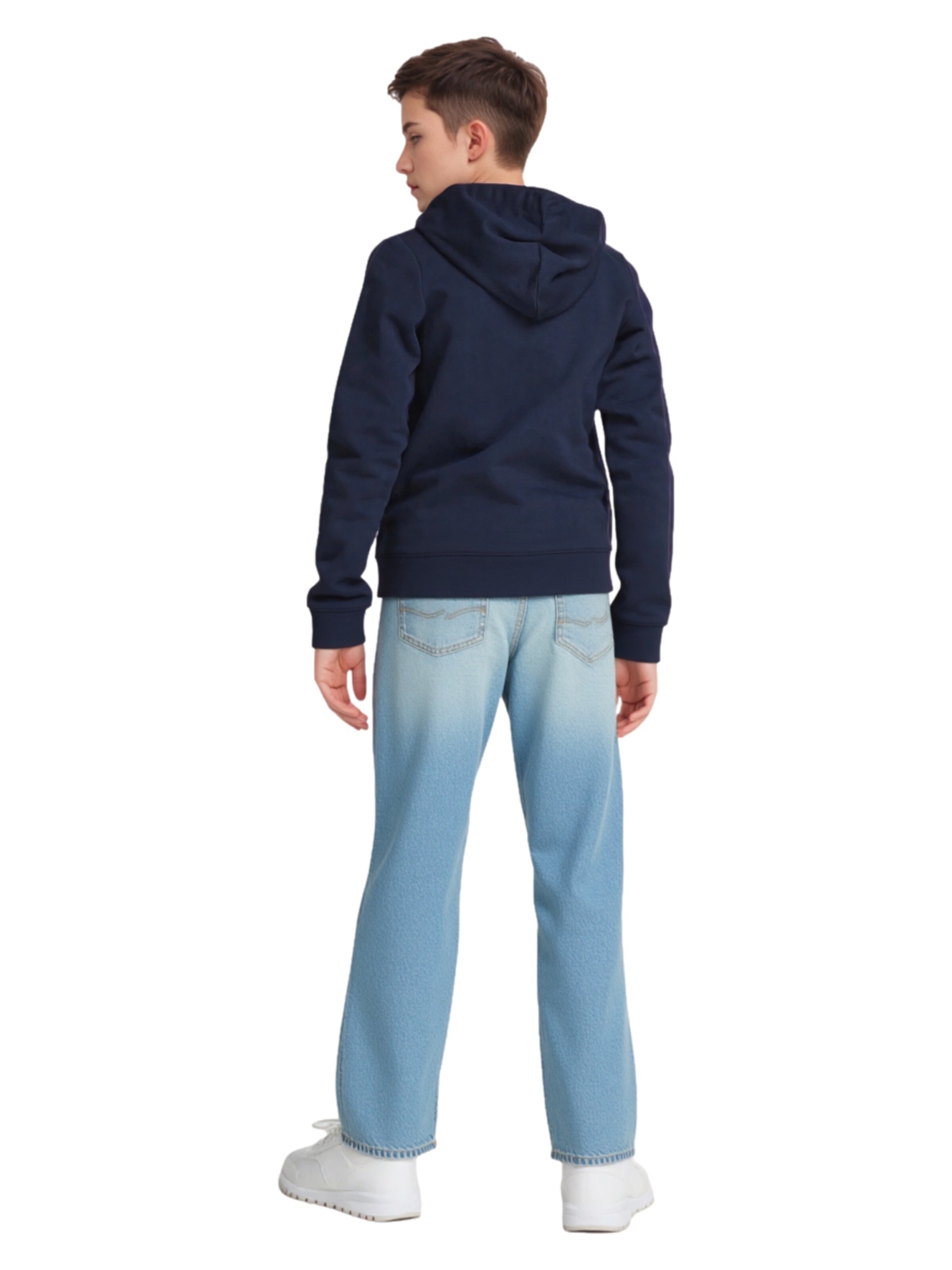 Jack & Jones Junior Loosefit Jeans 'Alex Original' i blå