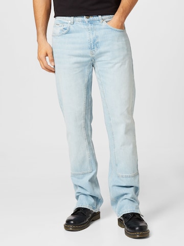 EIGHTYFIVE Regular Jeans 'Split Carpenter' in Blauw: voorkant