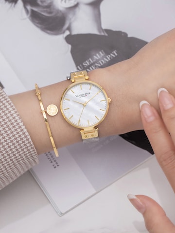 Victoria Hyde Analoginen kello värissä hopea: etupuoli