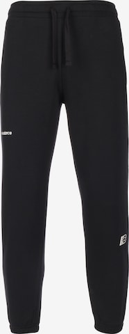 Tapered Pantaloni 'Essentials' di new balance in nero: frontale