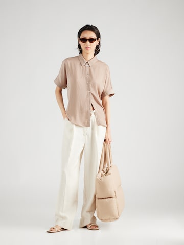 VERO MODA Bluse 'KATRINE' i beige