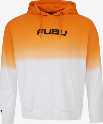 Felpa di FUBU in arancione: frontale