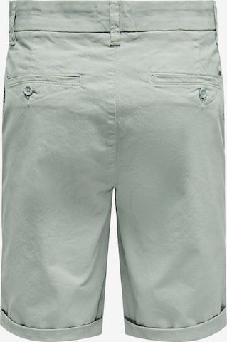 Only & Sons Regular Chino Pants 'Peter' in Grey