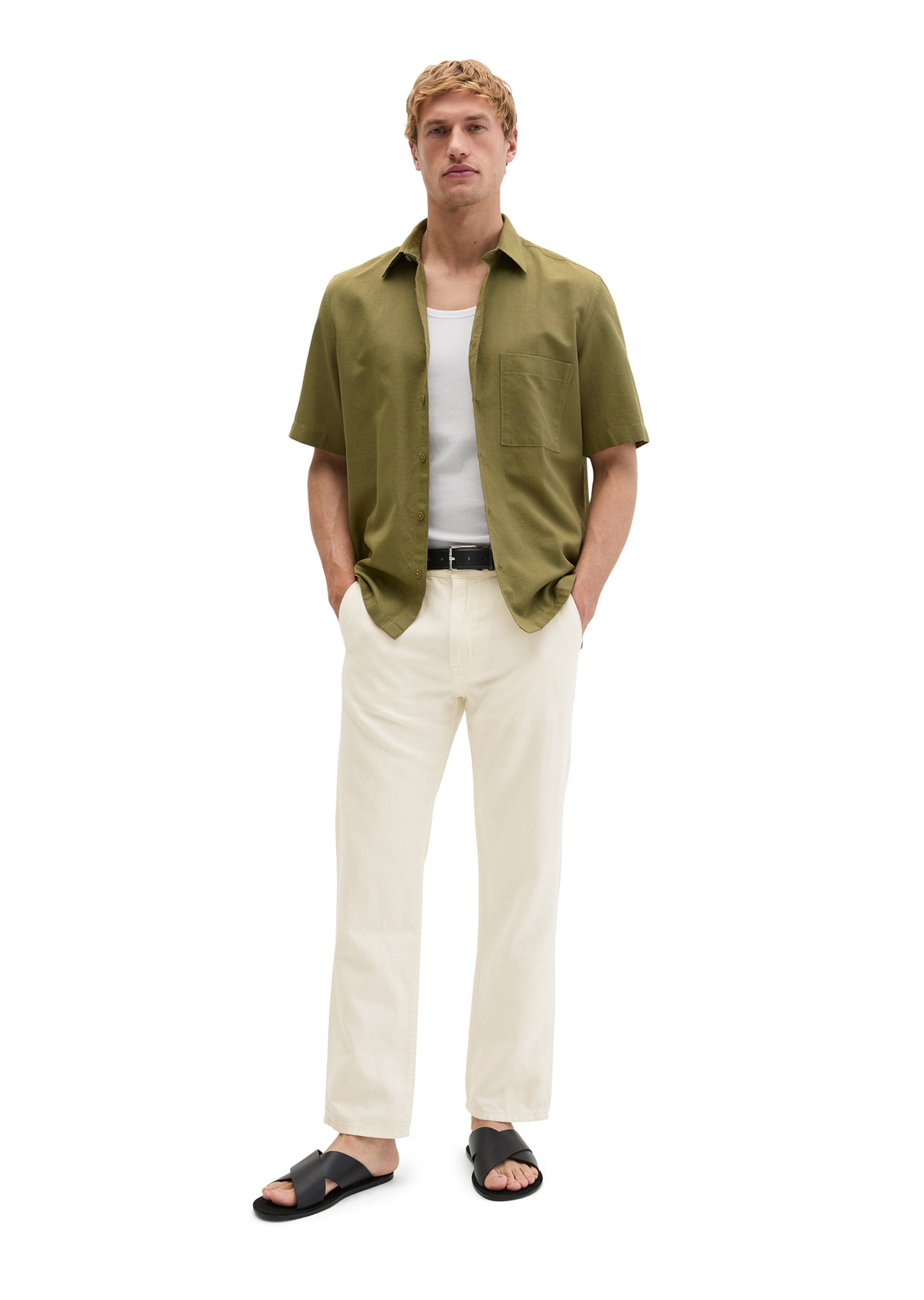 Marc O'Polo Regular Fit Hemd in Grün