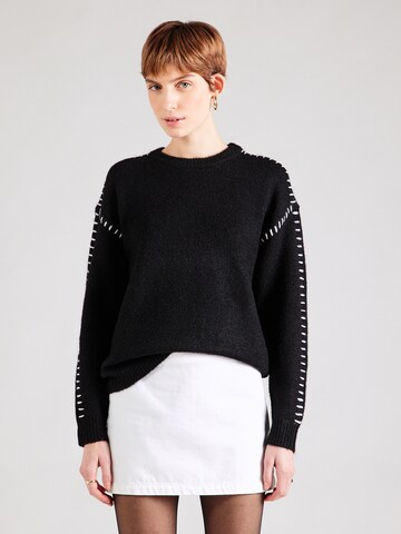 Pull-over 'Silah' PIECES en noir : devant