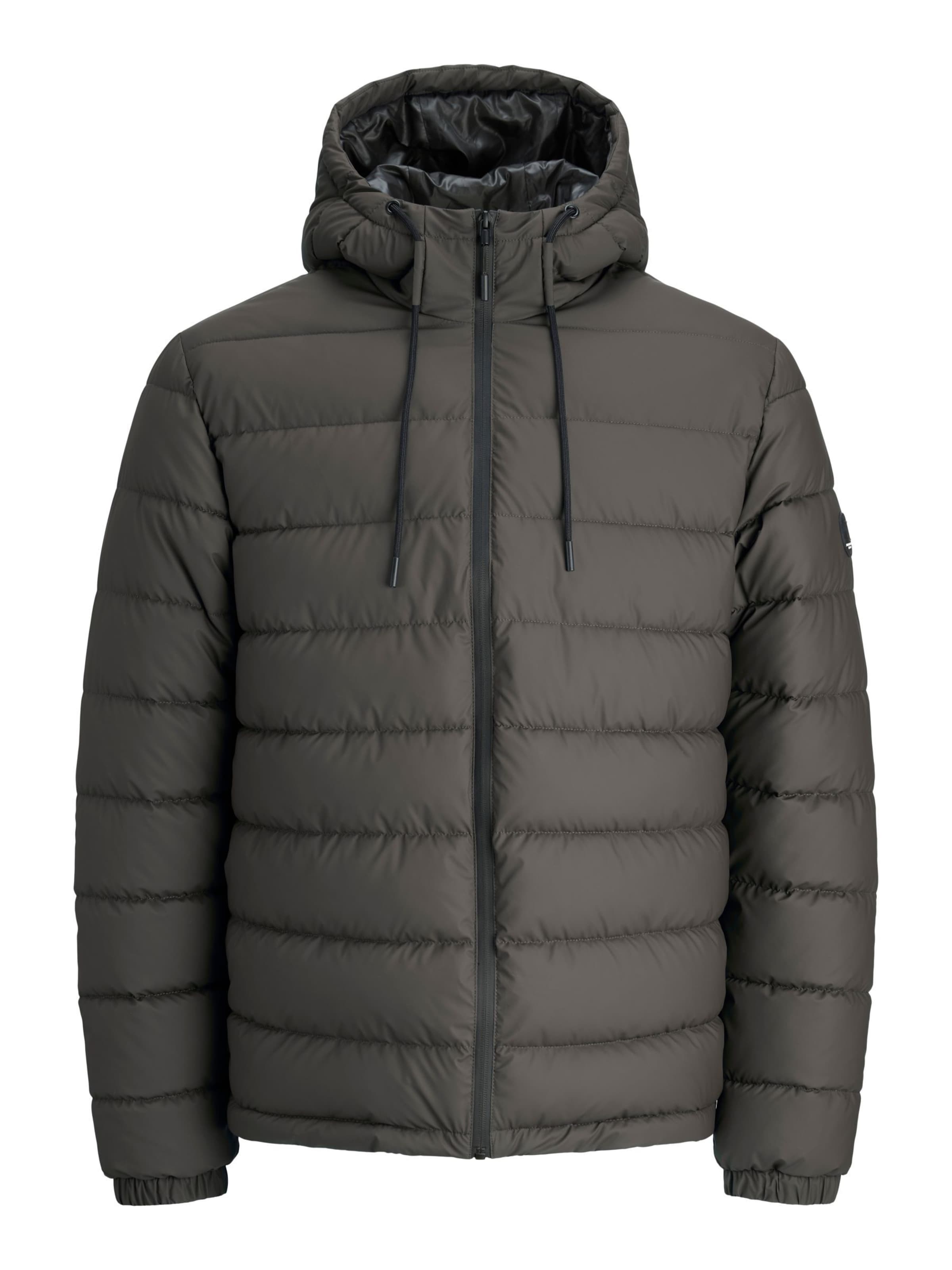 Giacca invernale di Jack & Jones Plus in grigio: frontale
