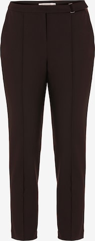 TATUUM Regular Trousers with creases 'JAKINA' in Brown: front