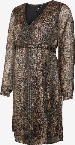 Robe 'Vmmnala' Vero Moda Maternity en beige : devant