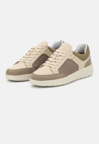 Baskets basses 'Nimbus' Boggi Milano en marron : devant