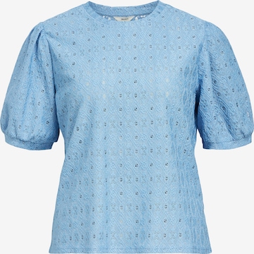 Camicia da donna 'OBJLaila' di OBJECT in blu: frontale