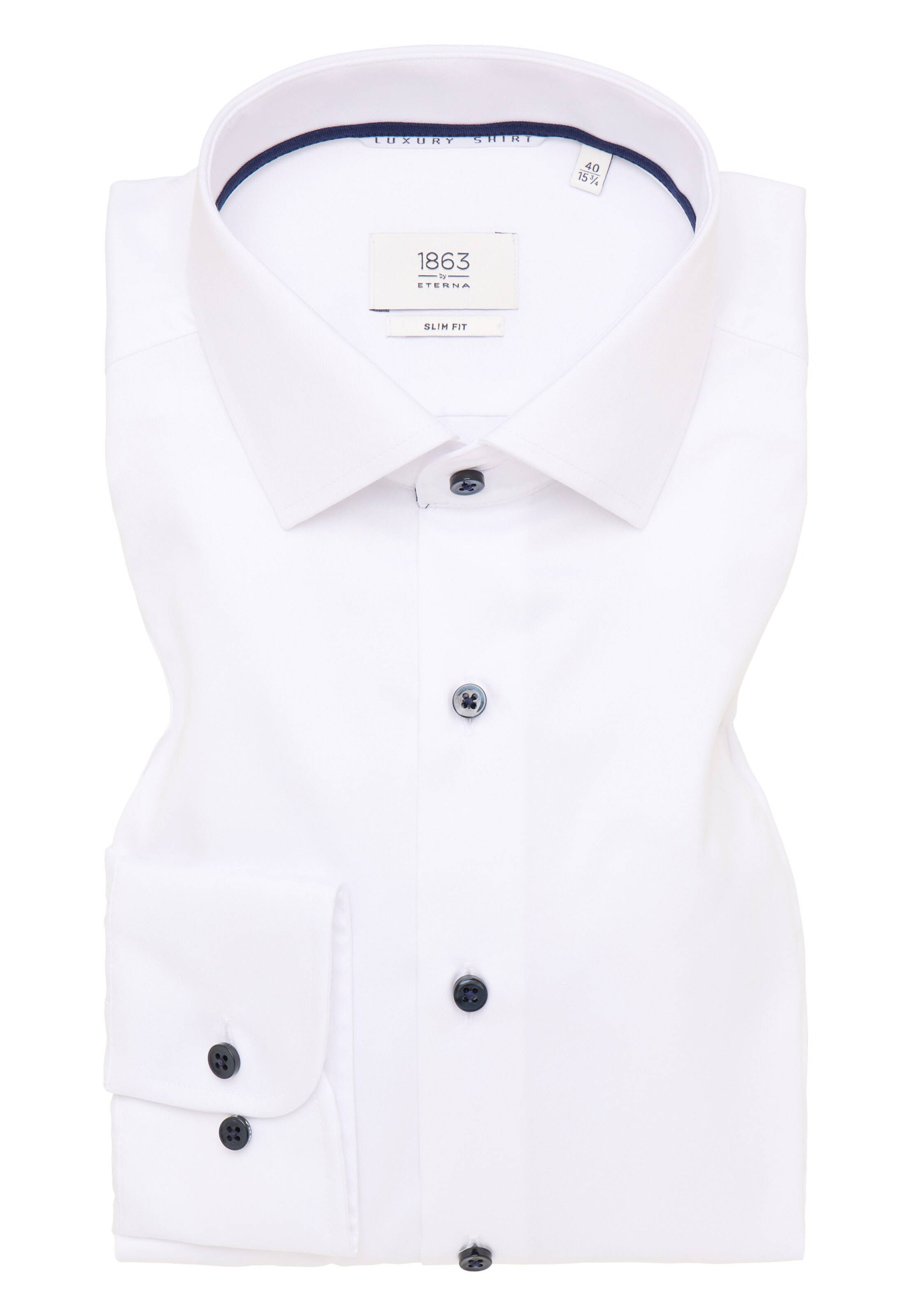 ETERNA Slim fit Business shirt in White