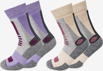 Occulto Athletic Socks 'Gerlinde' in Purple: front