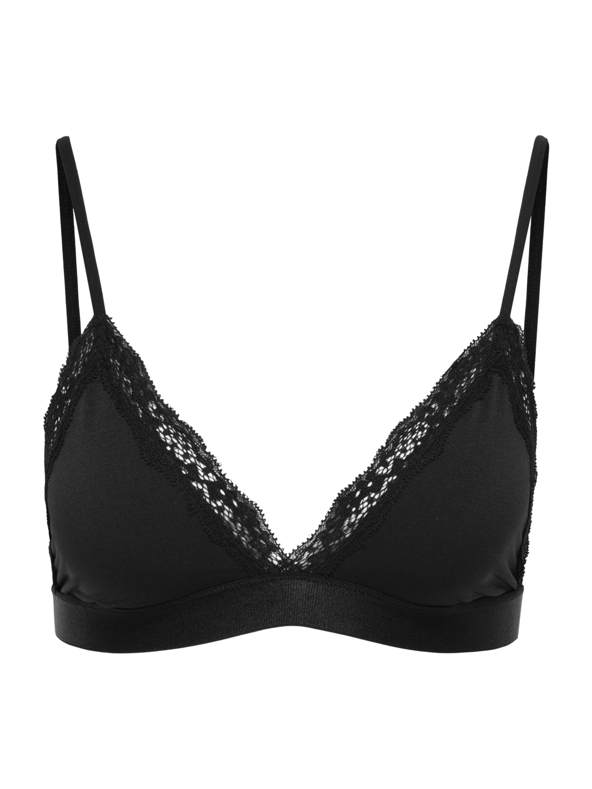 ONLY - Triángulo Sujetador 'ONLVICKY' en negro: frente