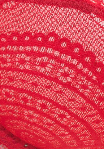 LASCANA Balconette Bra in Red