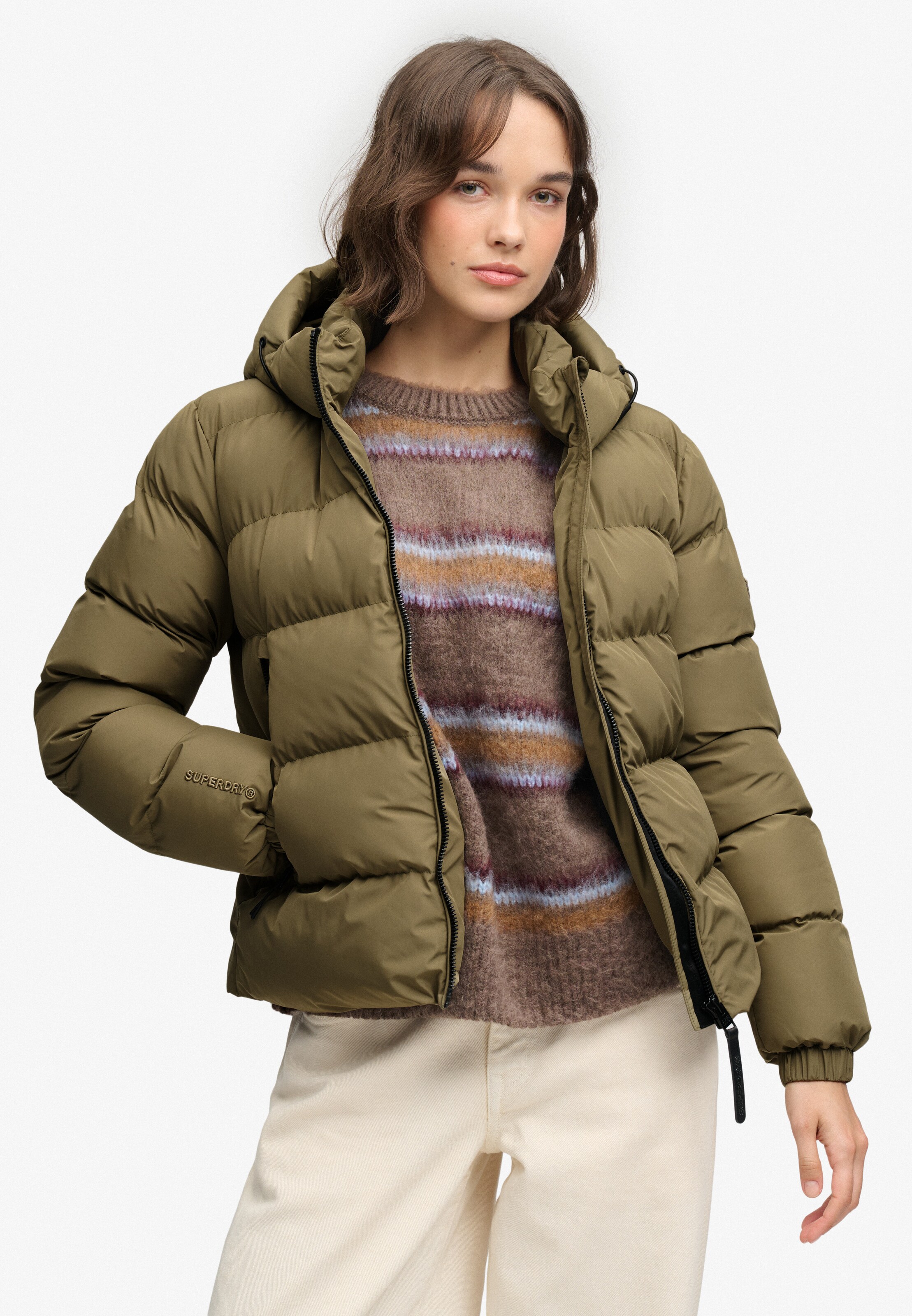 Superdry & Co Overgangsjakke i grøn: forside