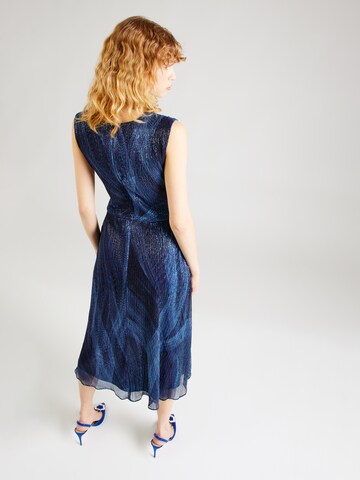 Robe de cocktail SWING en bleu