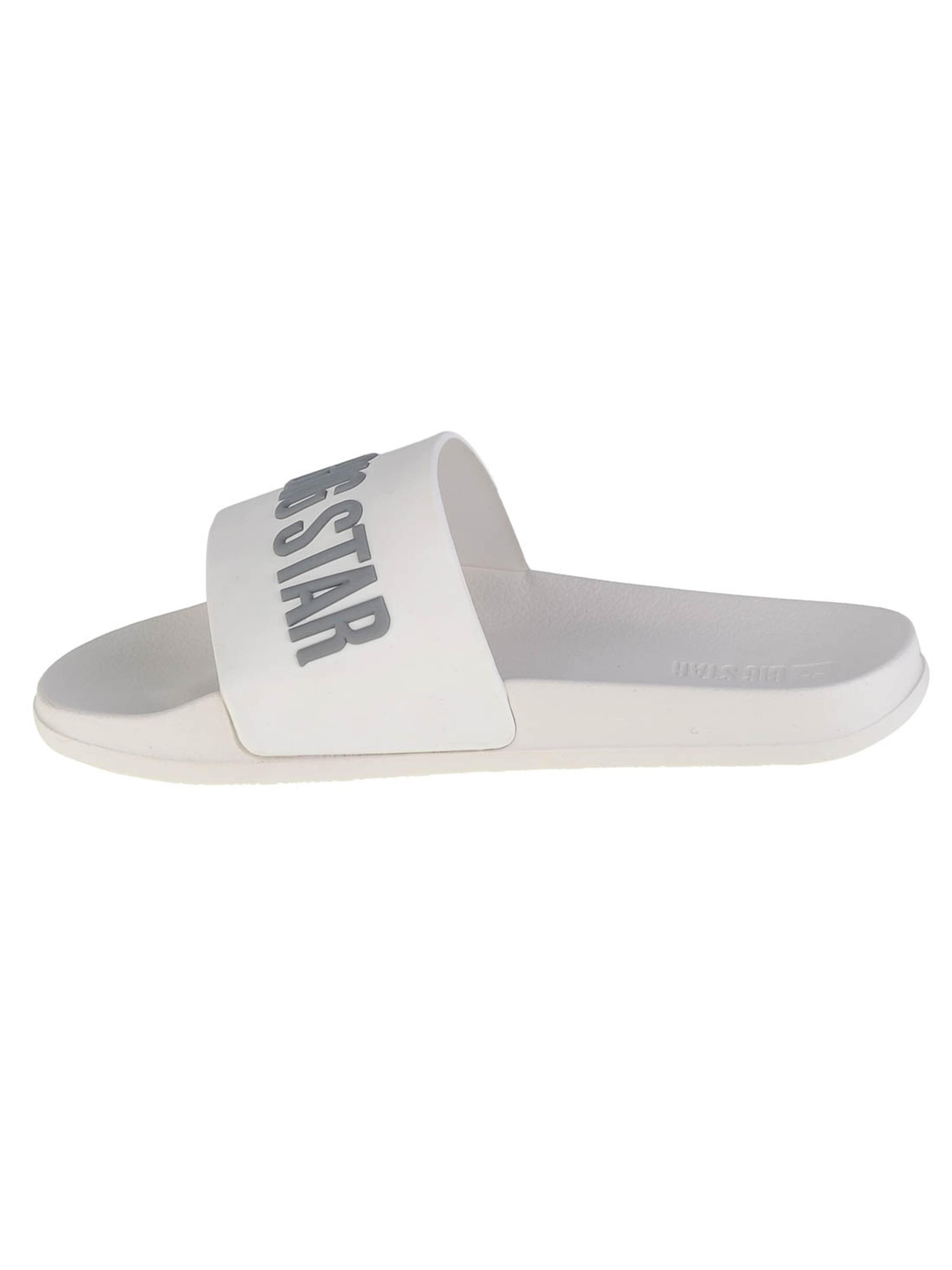 BIG STAR Strand-/badschoen 'Big Star W Slipper FF274A' in Wit