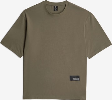 G-STAR T-Shirt in Grün: Vorderseite