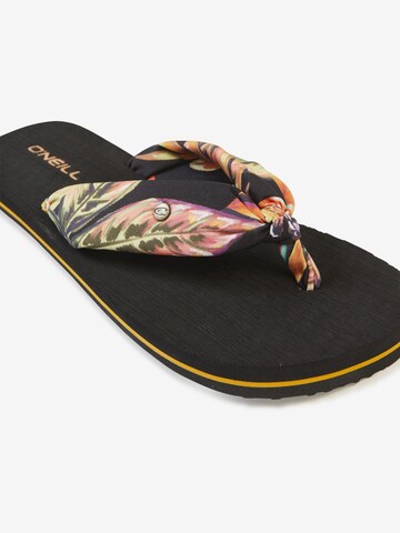 Flip-flops 'Ditsy Sun' de la O'NEILL pe negru