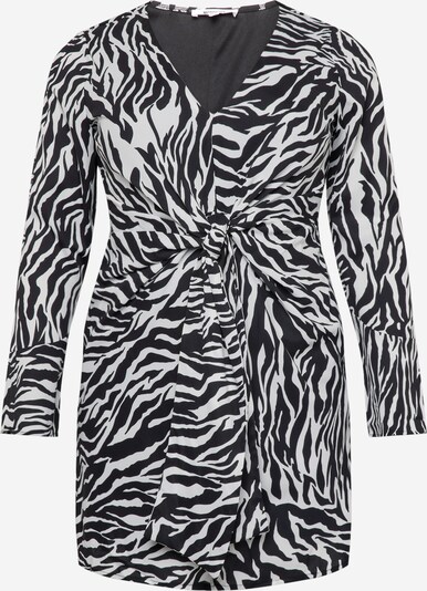 Missguided Plus Robe en noir / blanc, Vue avec produit