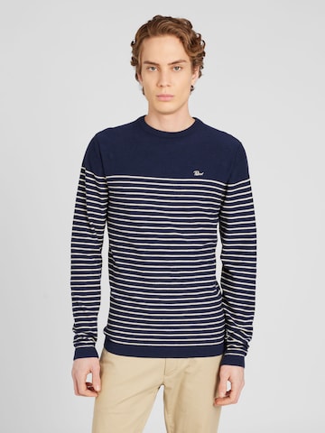 Petrol Industries Sweater in Blue: front