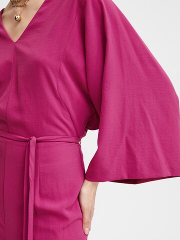 ICHI Ολόσωμη φόρμα 'LEANE' σε ροζ