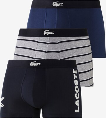 LACOSTE Boxerky – modrá: přední strana