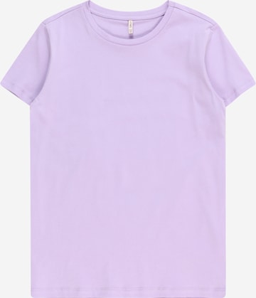 KIDS ONLY T-shirt i lila: framsida