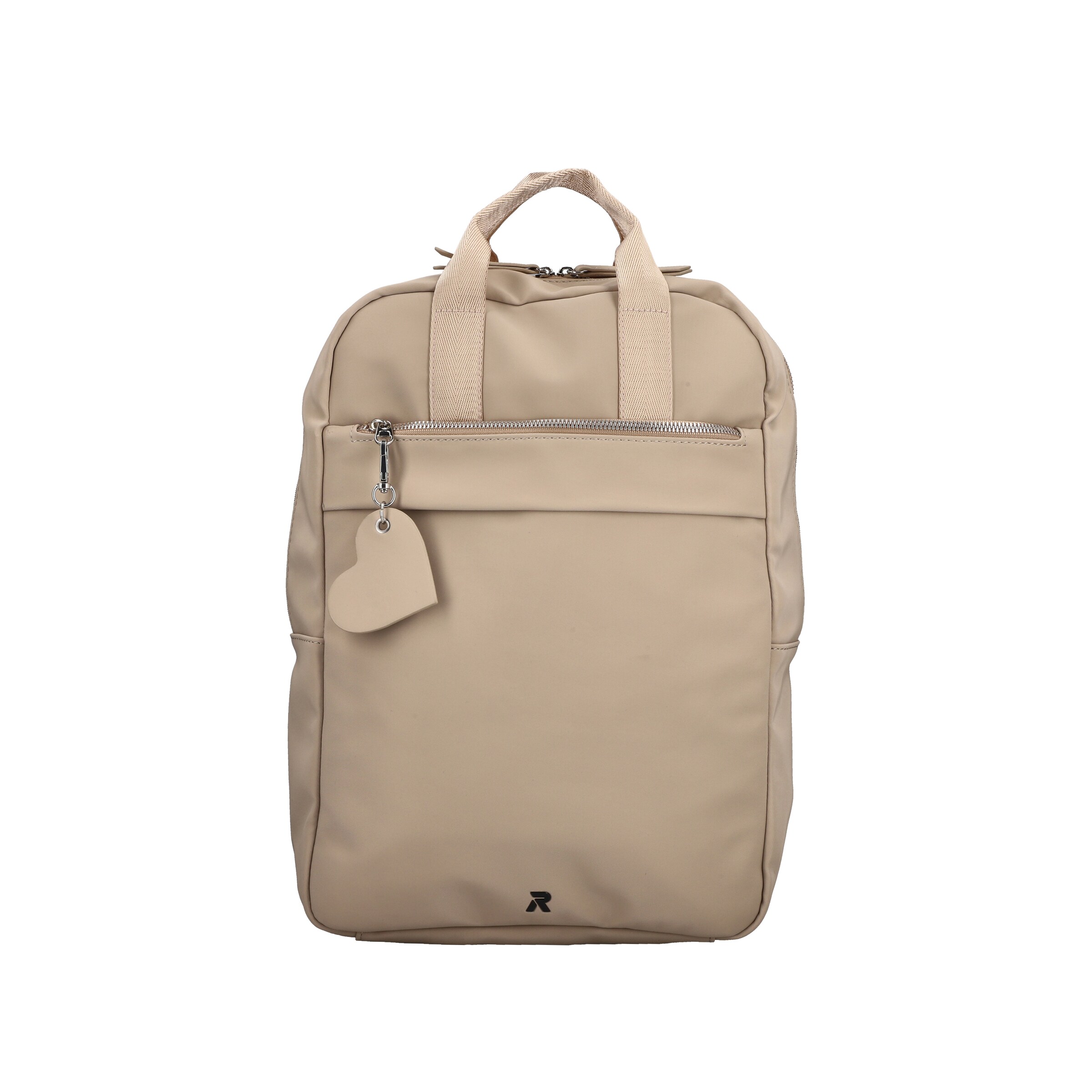 Rieker Backpack 'H1303' in Beige: front