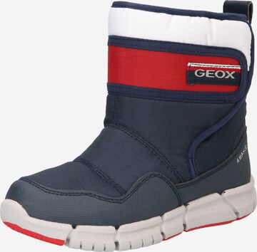 Bottes de neige GEOX en bleu : devant