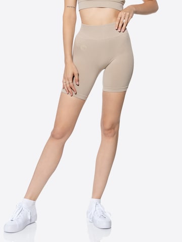 Stark Soul Regular Sportbroek 'Opaque' in Beige: voorkant