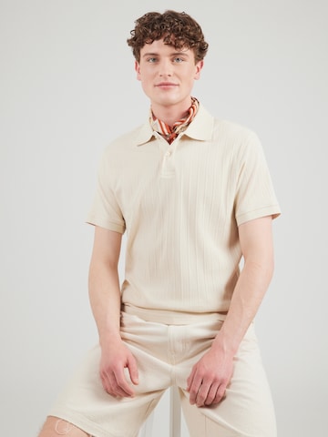 SELECTED - Camiseta 'SLHCOLE' en beige: frente