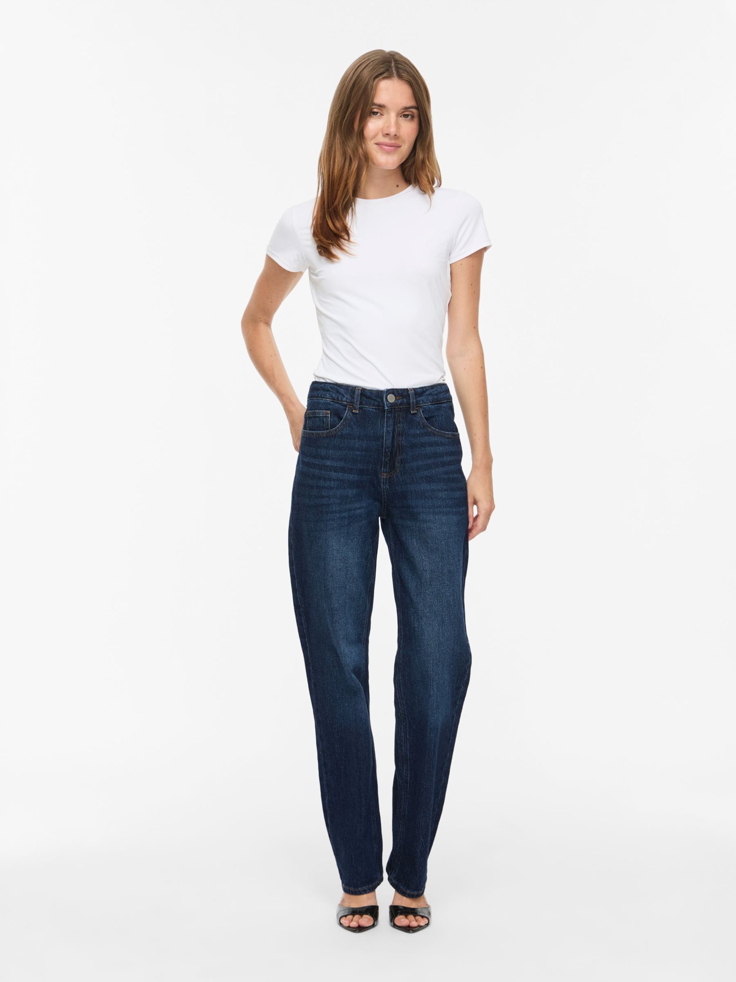Loosefit Jeans di VILA in blu: frontale
