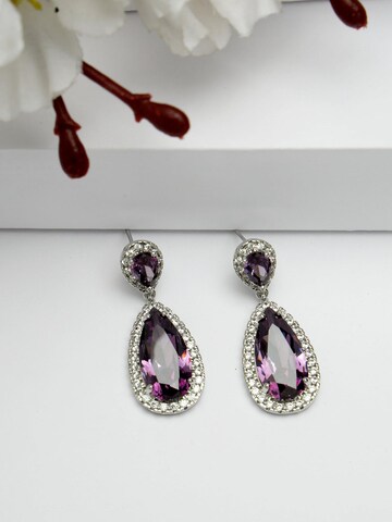 AVANT-GARDE PARIS Earrings 'Anika' in Purple