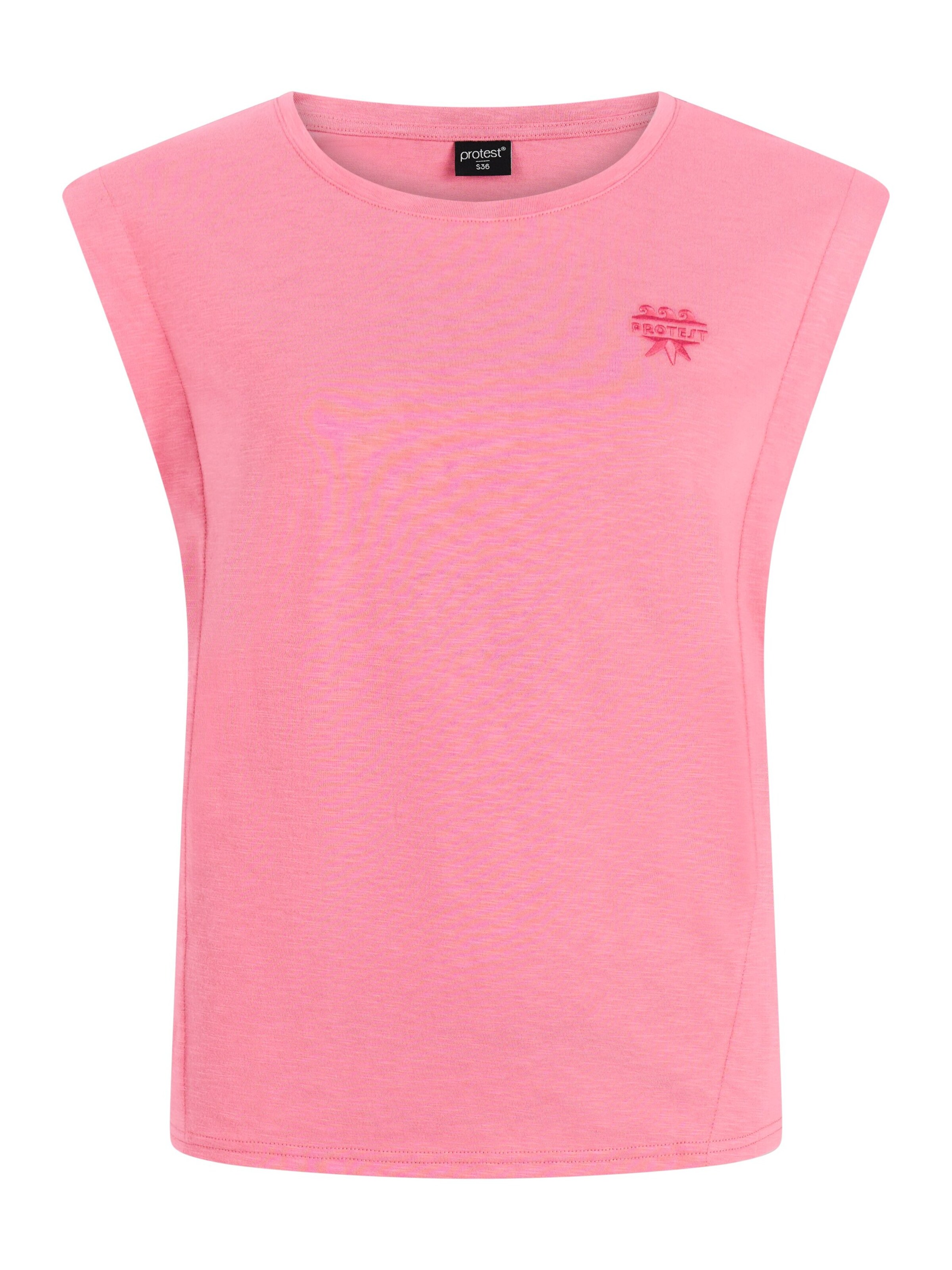 PROTEST Shirt 'PRTBarrio'‌‌‌‌‌‌‌‌ in Pink: Vorderseite