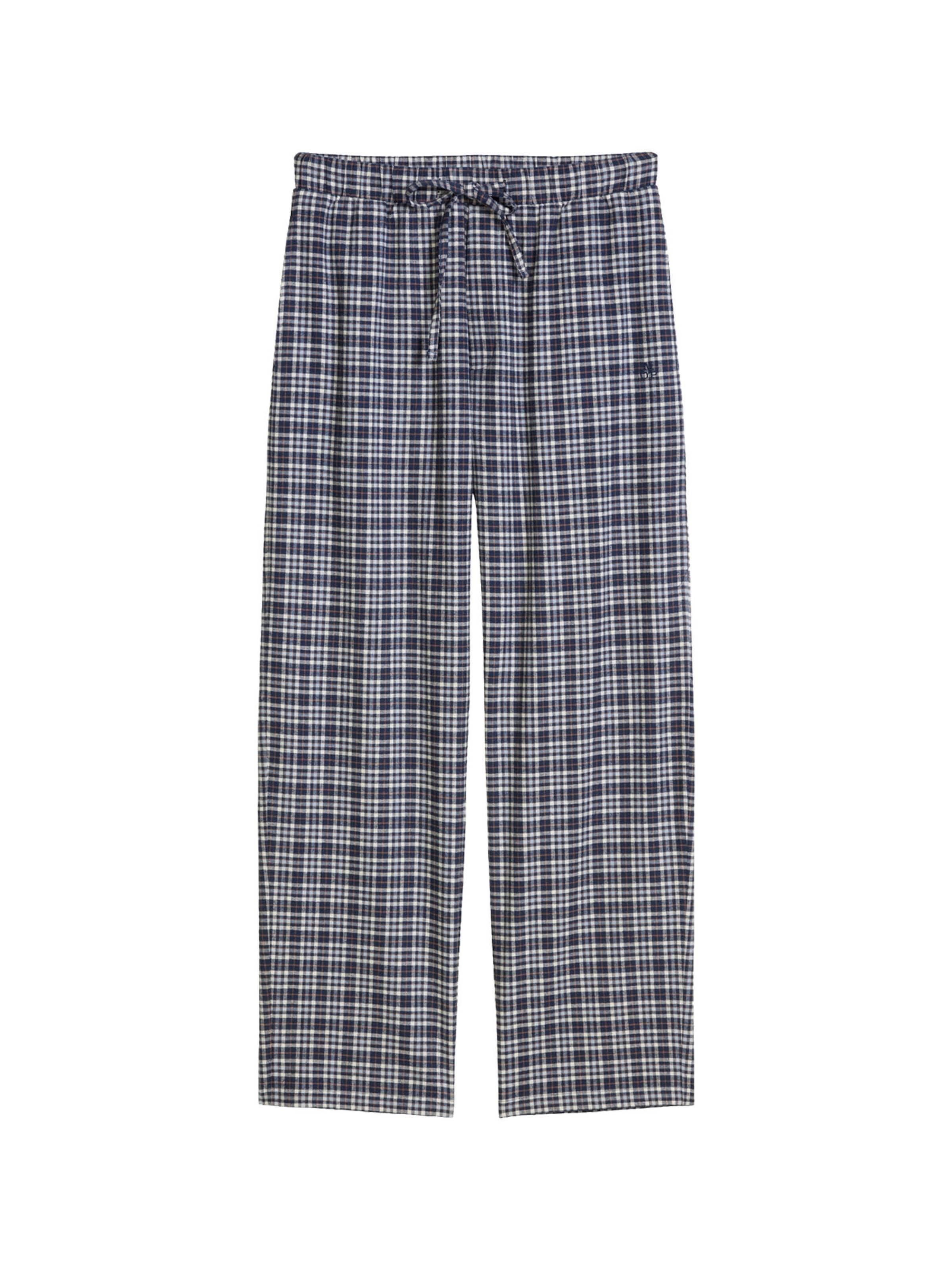 Marc O'Polo Pajama Pants ' Classic ' in Blue: front