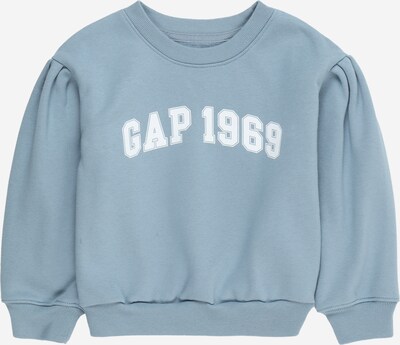 GAP Sweat-shirt en bleu pastel / blanc, Vue avec produit