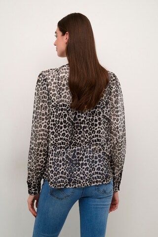 Chemisier 'Yuna' Cream en marron