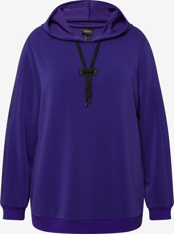 Ulla Popken Sweatshirt in Purple: front