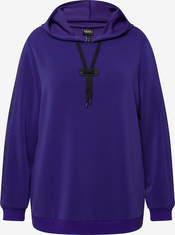 Sweat-shirt Ulla Popken en violet : devant