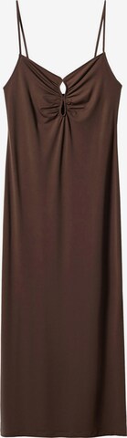 Robe 'LUCIA' MANGO en marron : devant