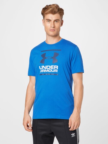 UNDER ARMOUR Funkcionális felső 'Foundation' - kék: elől