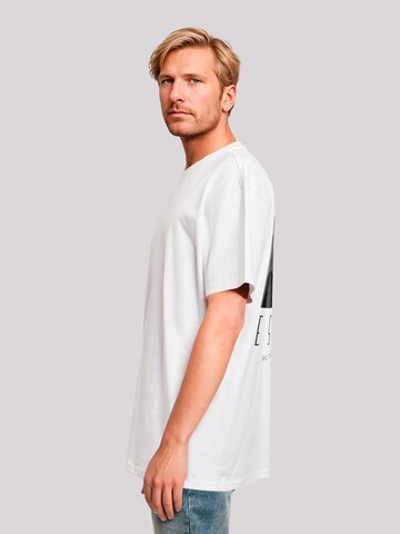 T-Shirt 'Escape Discover the World Forest Landscape' F4NT4STIC en blanc