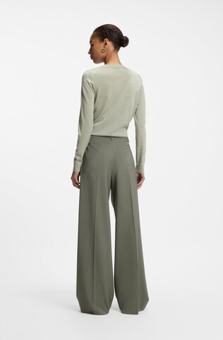BOSS Loosefit Hose 'Tiana' in Grün