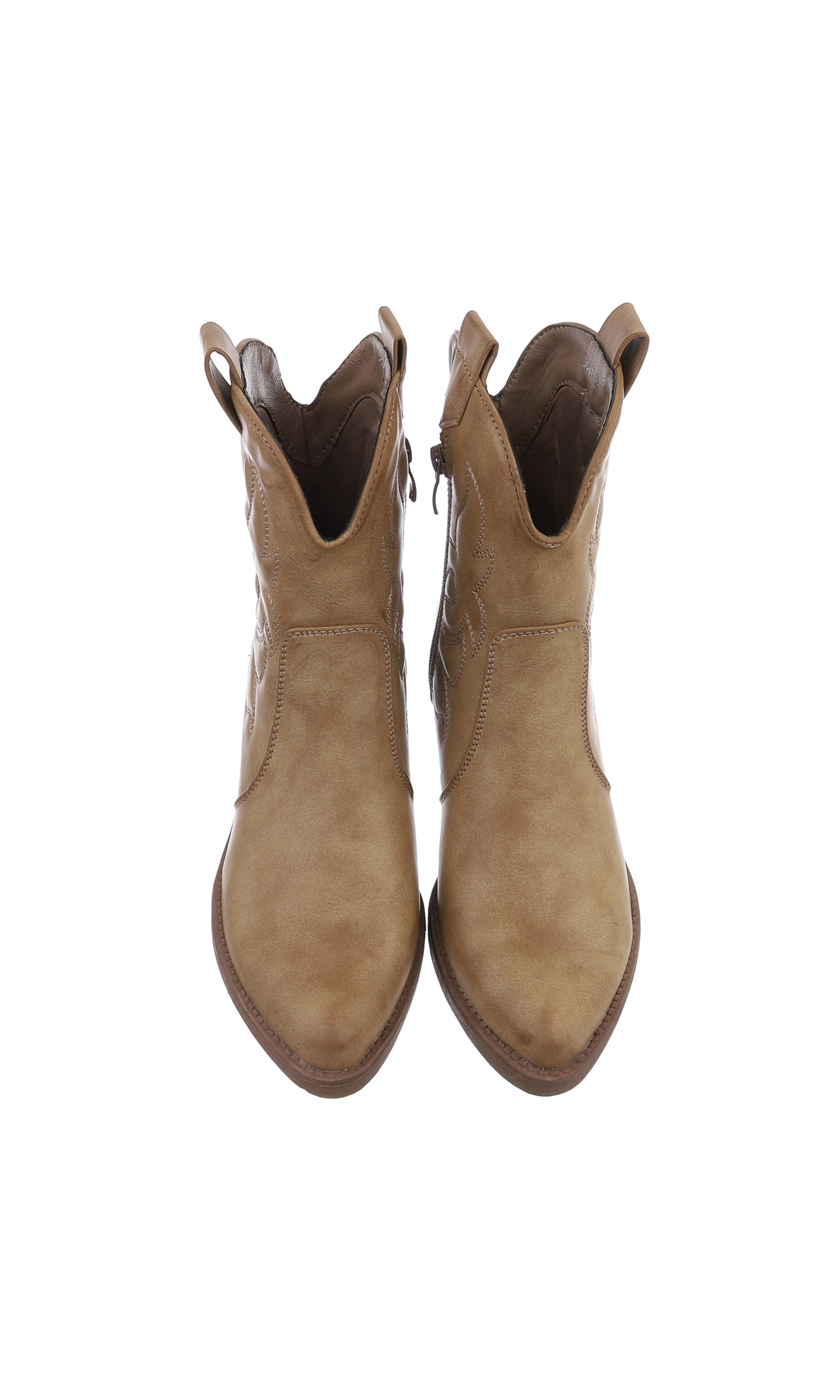 Ital-Design Cowboy Boots in Brown