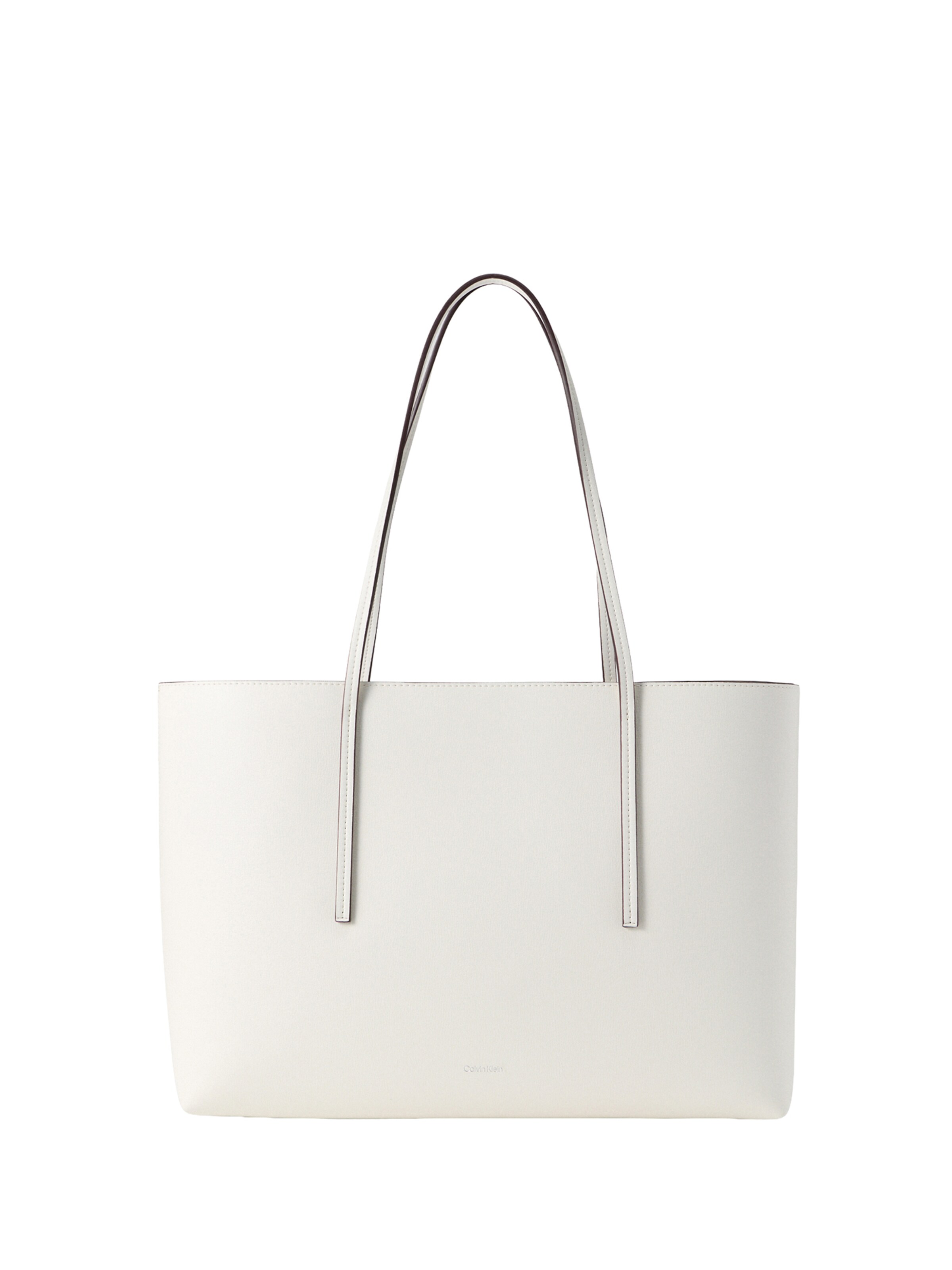 Calvin Klein Шоппер в Белый: спереди