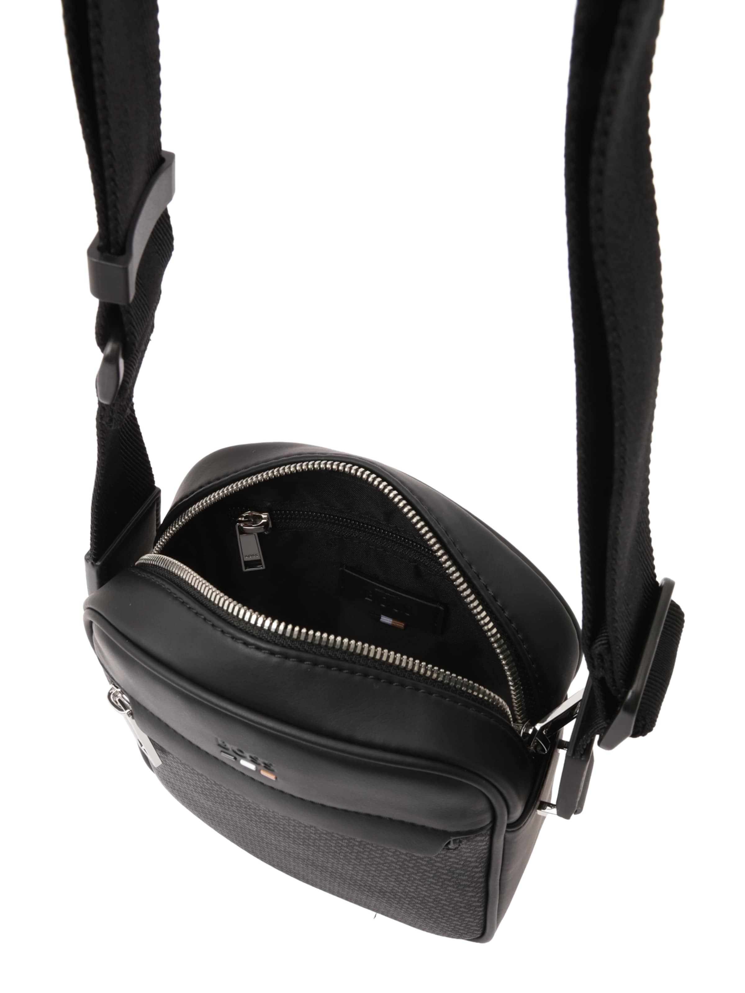 BOSS - Mala de ombro 'Ray' em preto