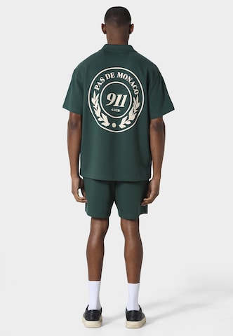 Pas De Monaco Klasický střih Košile 'Carerra' – zelená