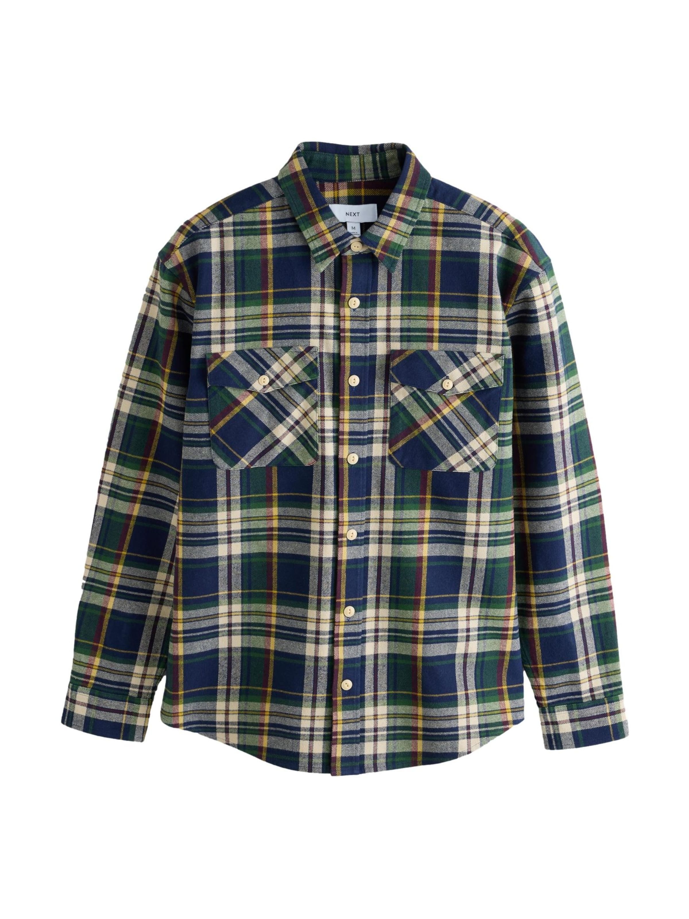 Next - Regular Fit Camisa em azul: frente